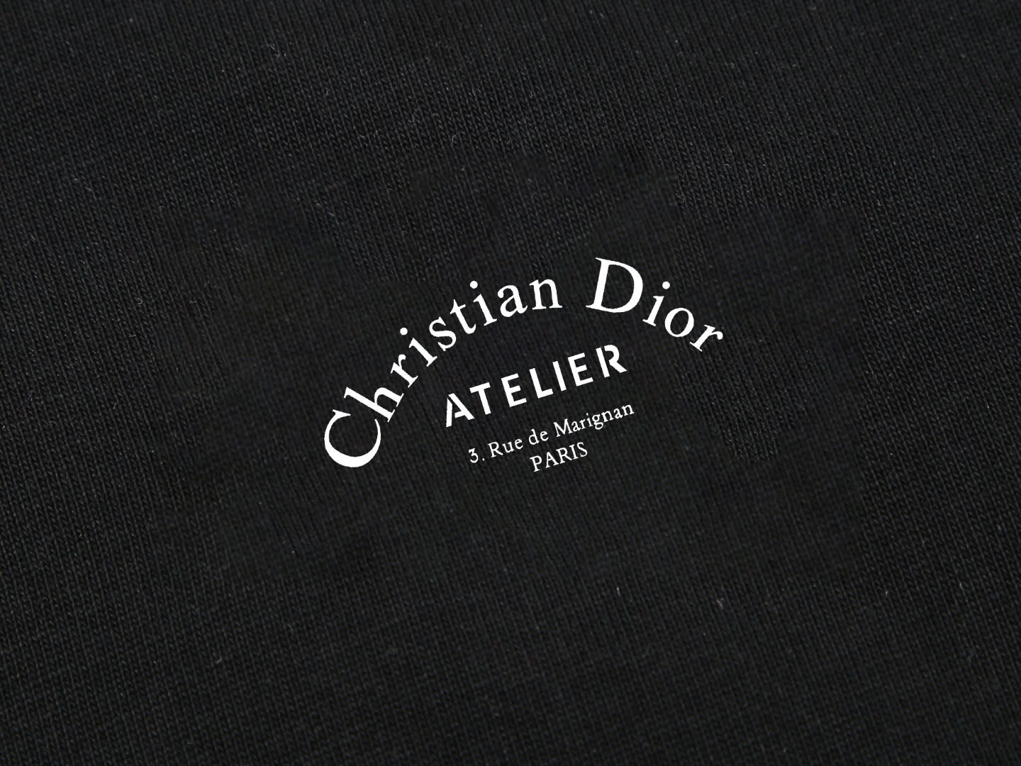 Atelier Print T-Shirt | Black