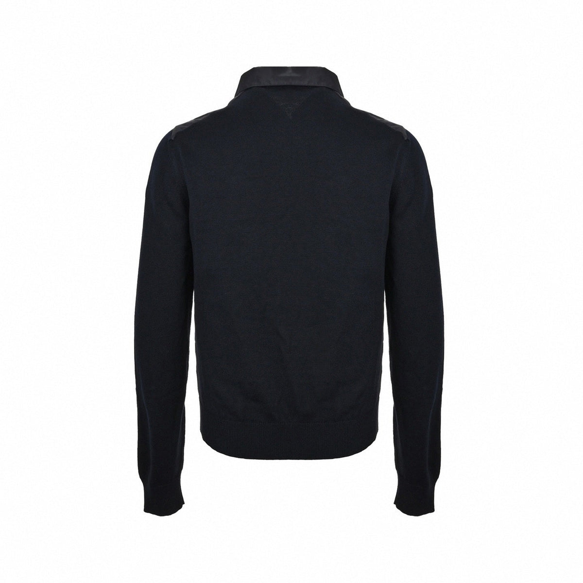 Re-Nylon Mixed-Media Hybrid Jacket | Navy Blue