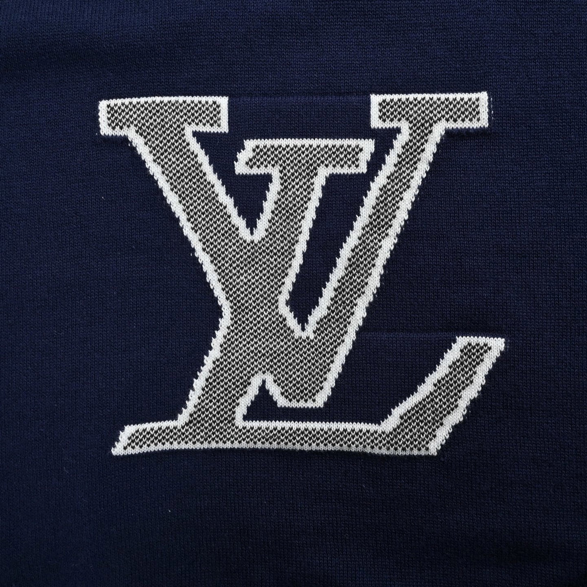 Scattered Monogram Intarsia Knit T-Shirt