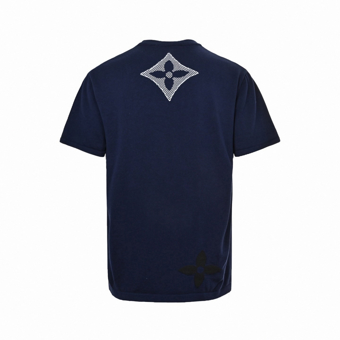 Scattered Monogram Intarsia Knit T-Shirt