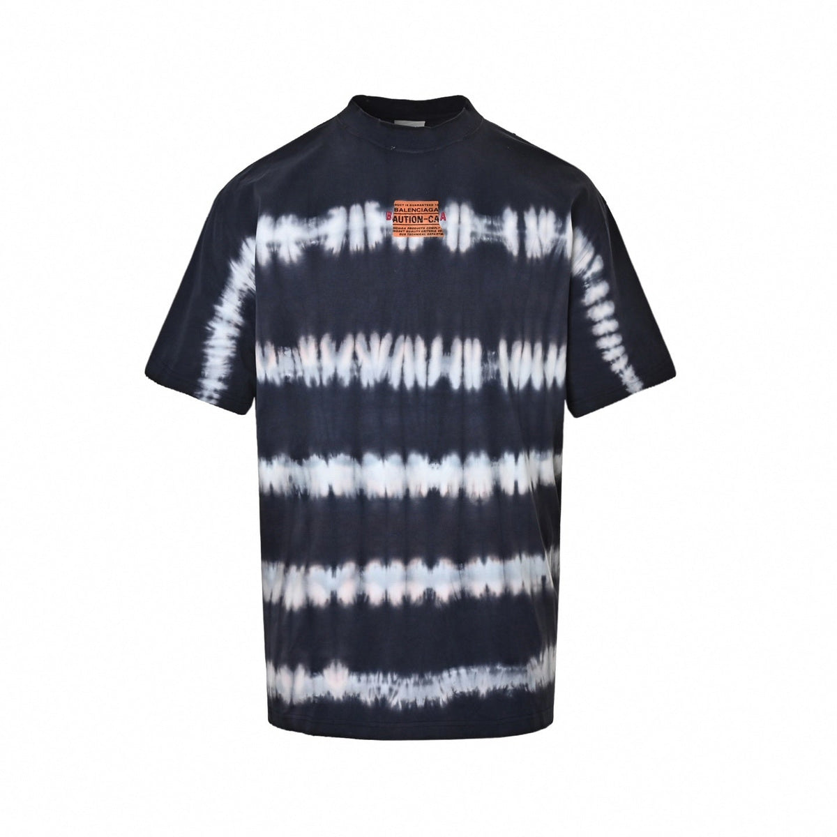 Caution Tape Tie-Dye T-Shirt