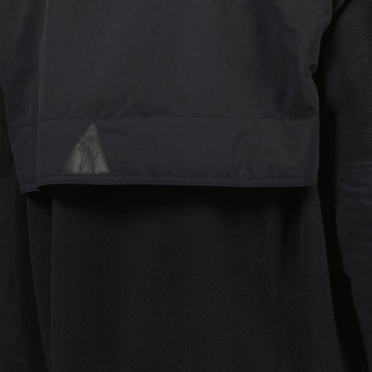 Black Polartec® Zip-Up Cardigan