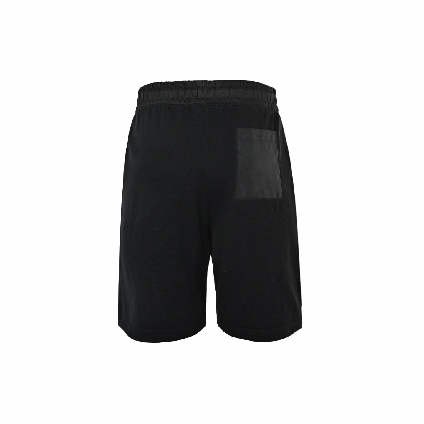 Monogram Panel Athletic Shorts | Black