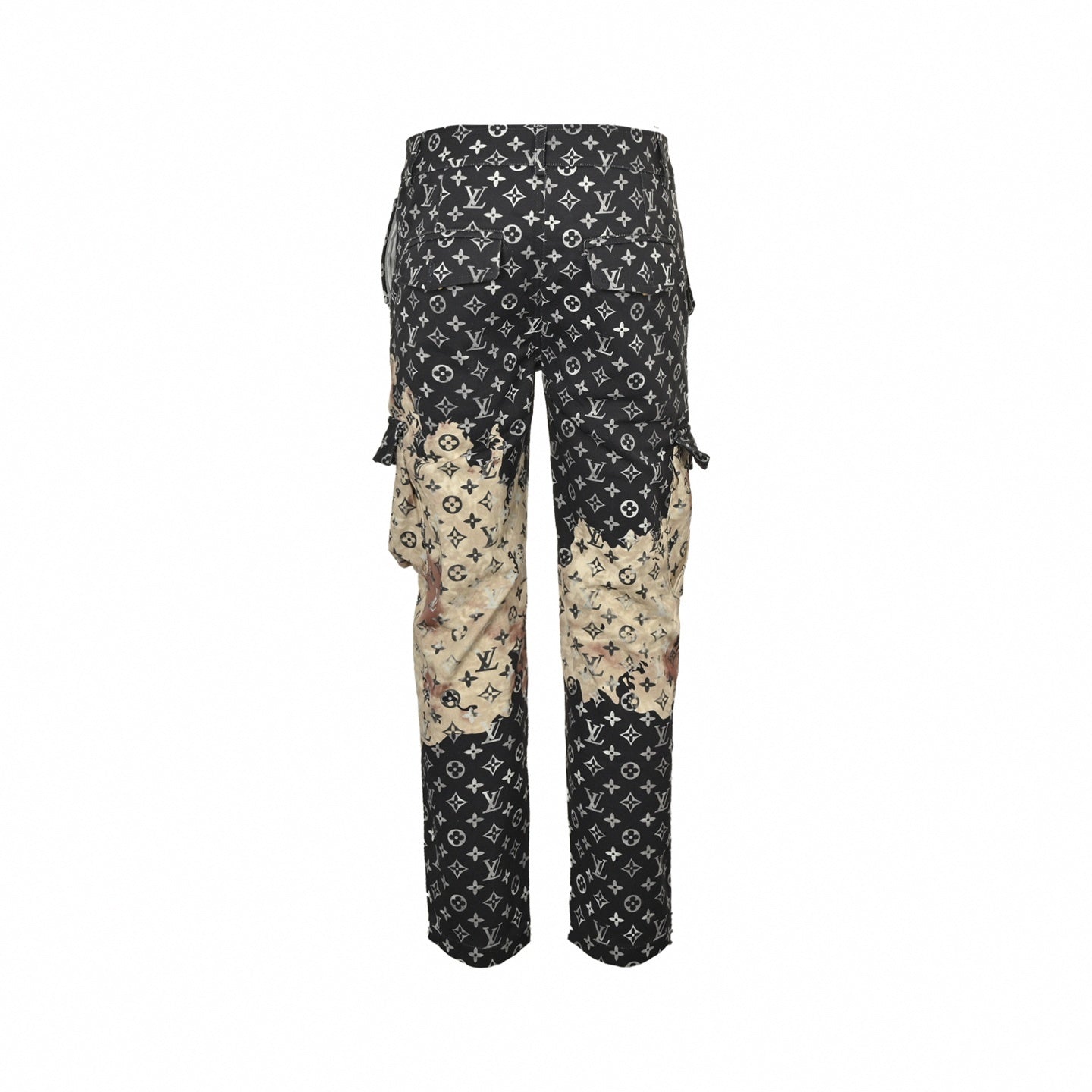 Bleached Monogram Cargo Pants