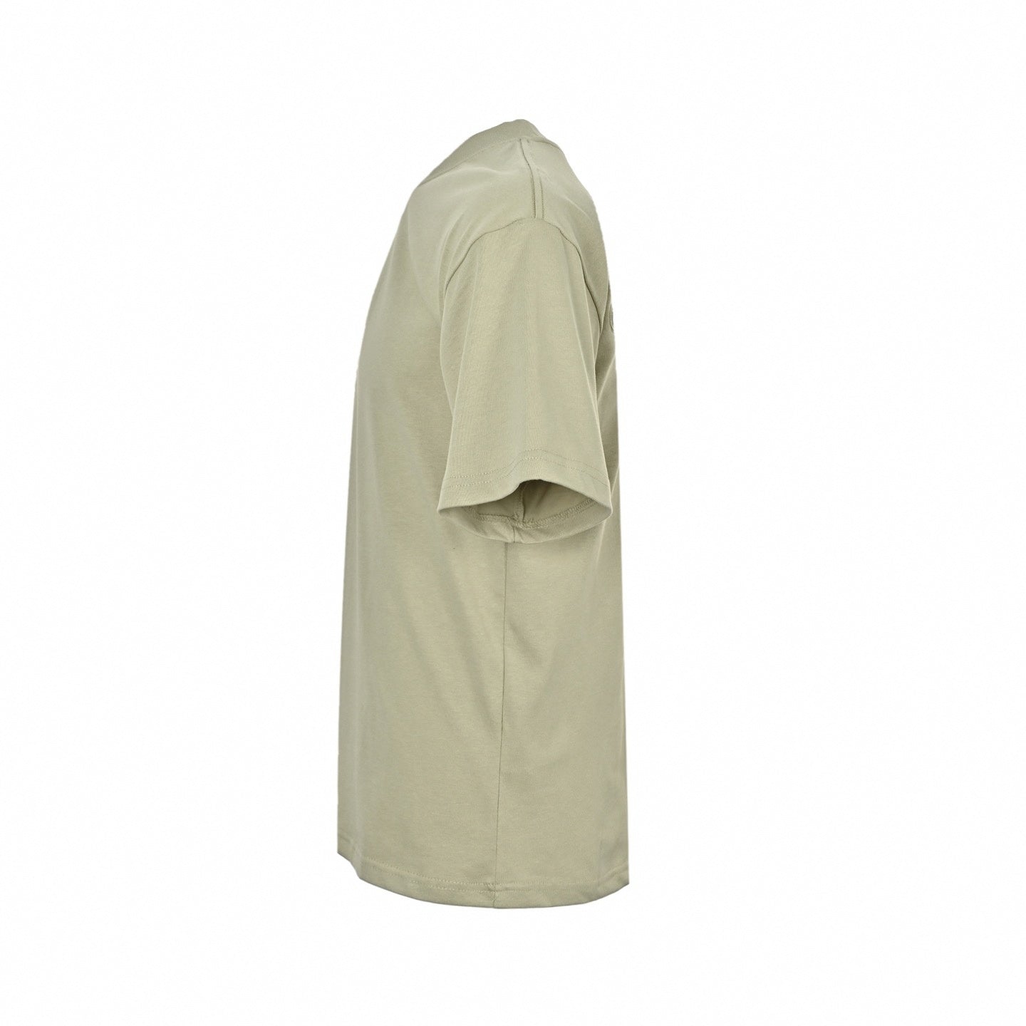 Check Script T-Shirt - Khaki