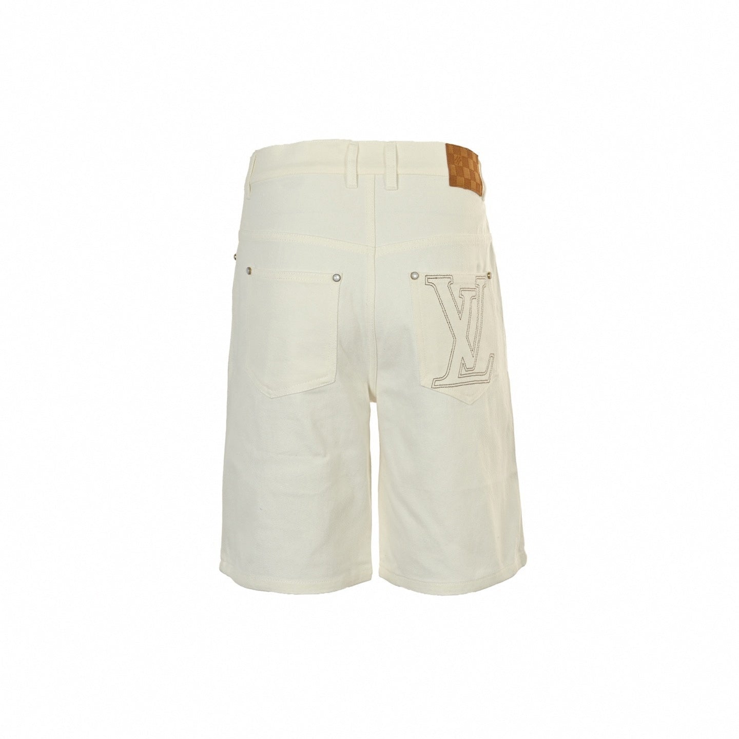 Embroidered LV Denim Shorts | Off-White