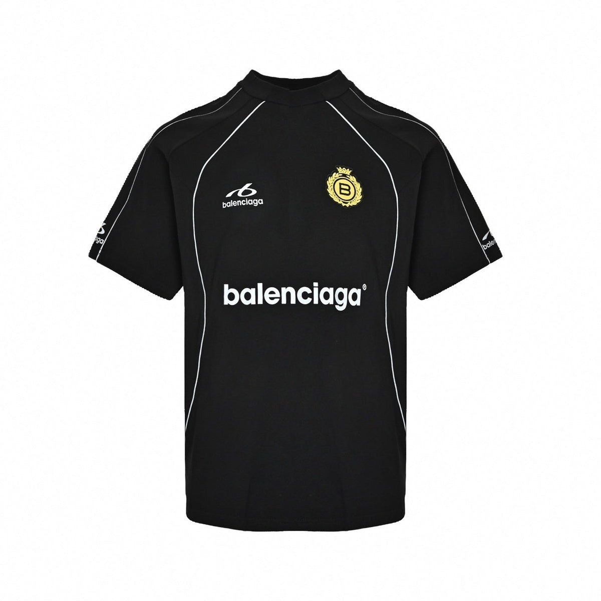 Athletic Soccer Jersey - Black