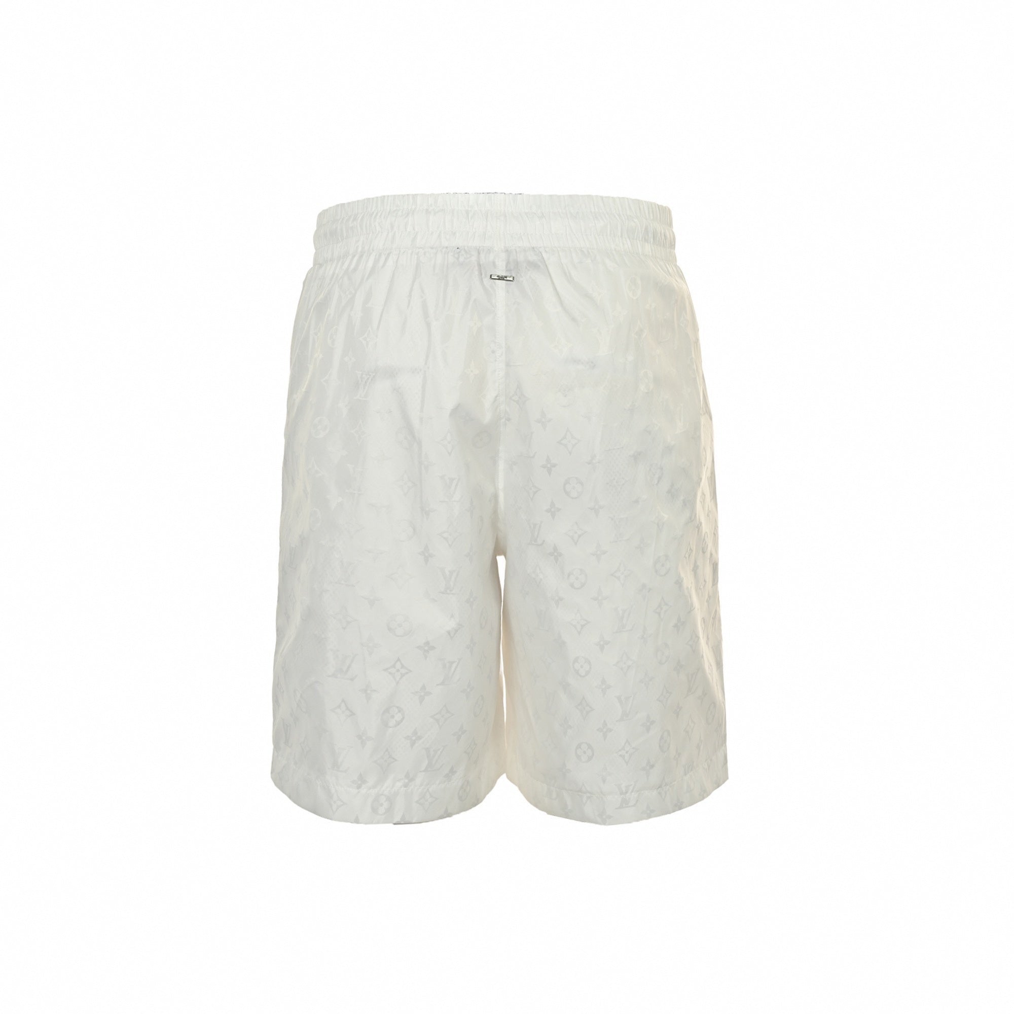 Monogram Nylon Shorts - White