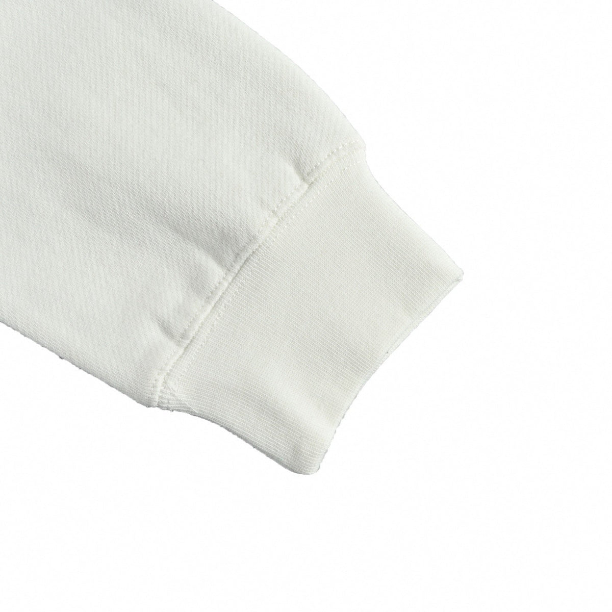 Sketch Logo Cotton Jersey Crewneck | White