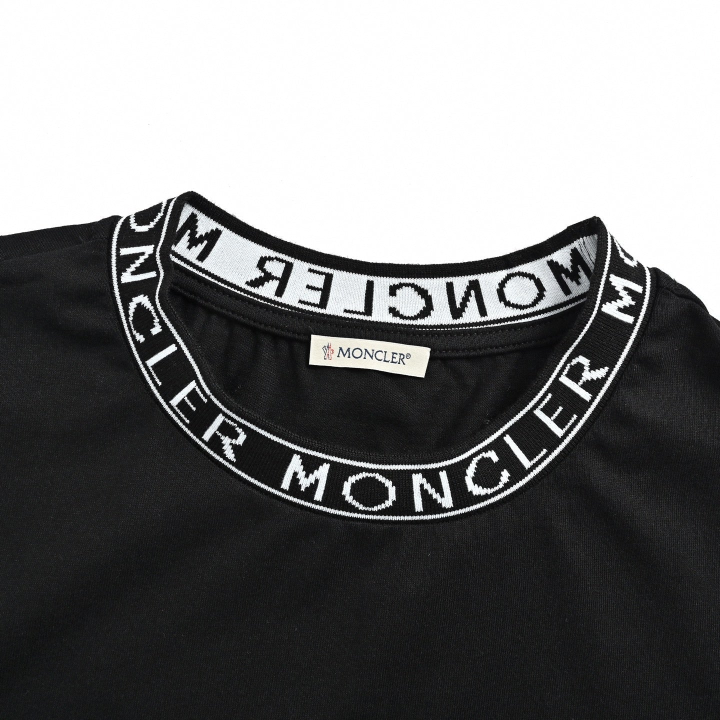 Logo Collar T-Shirt | Black