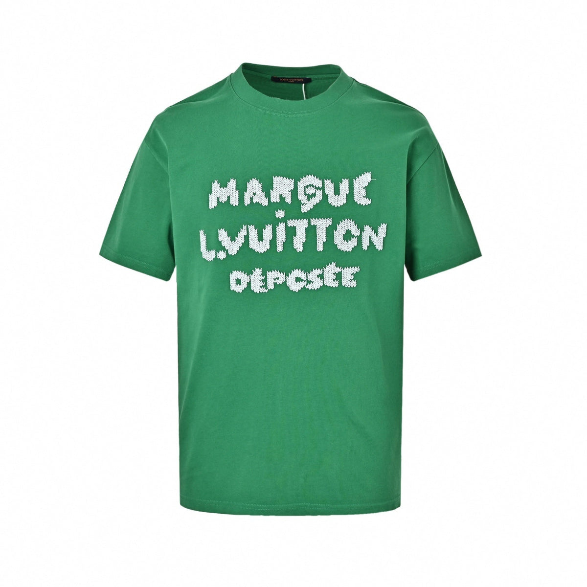 Textured Heritage Logo T-Shirt | Green