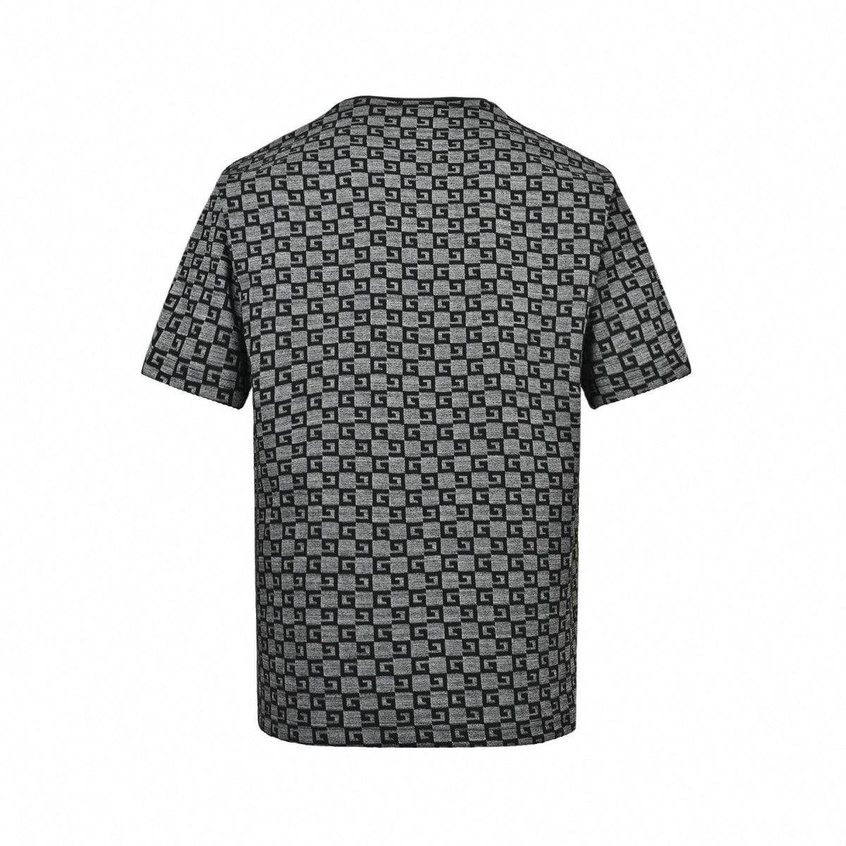 4G Checkerboard Knit T-Shirt