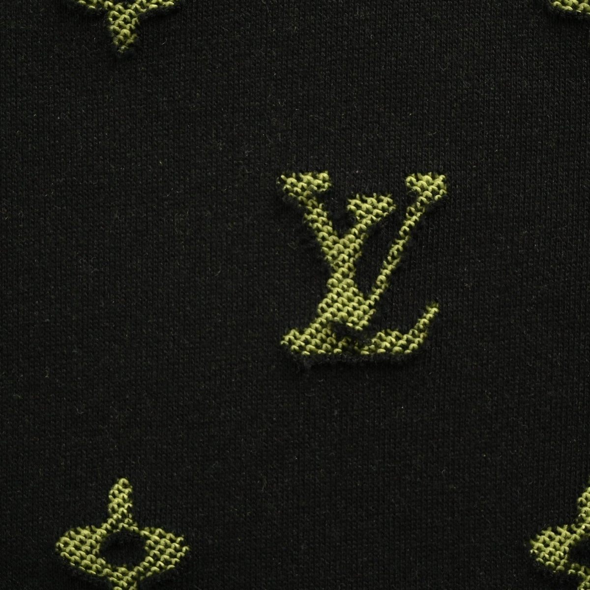 Textured Monogram Crewneck Sweatshirt