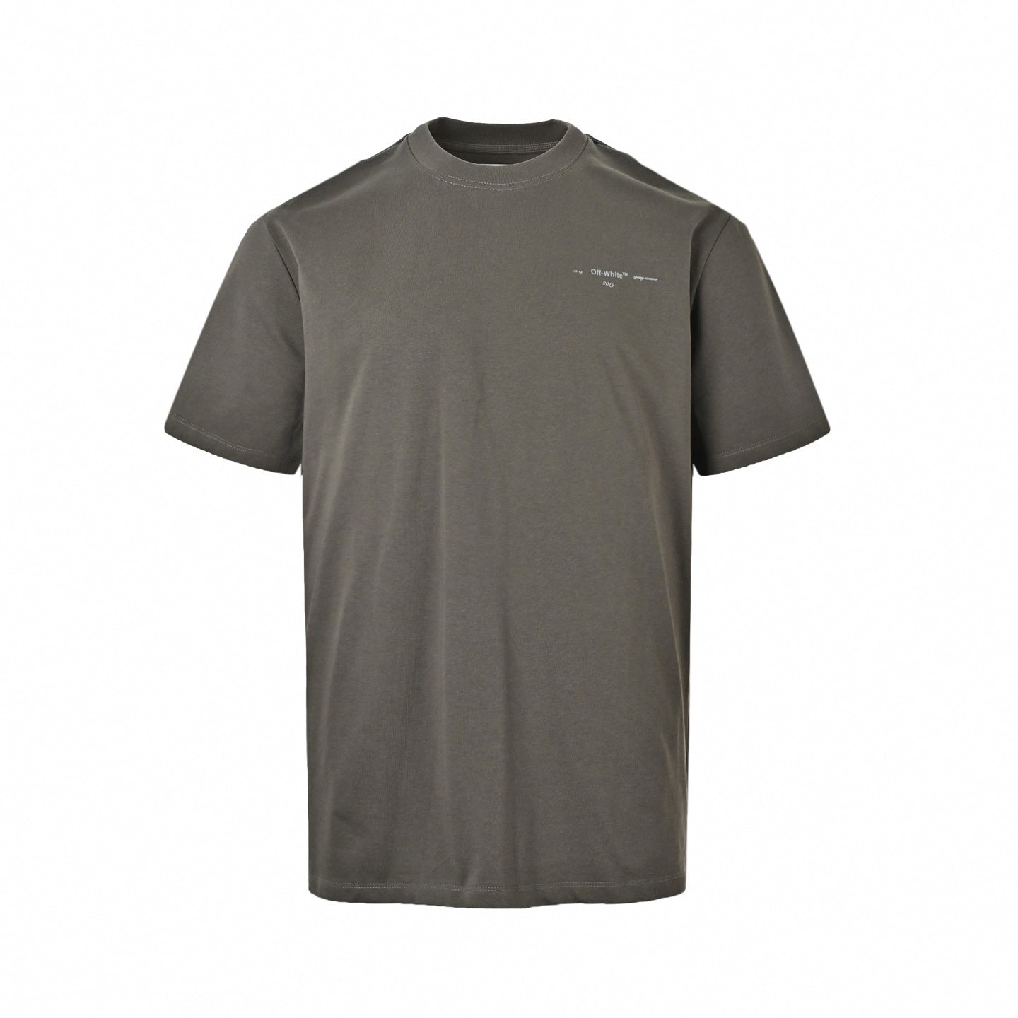Stitched Arrows Logo T-Shirt | Olive Grey