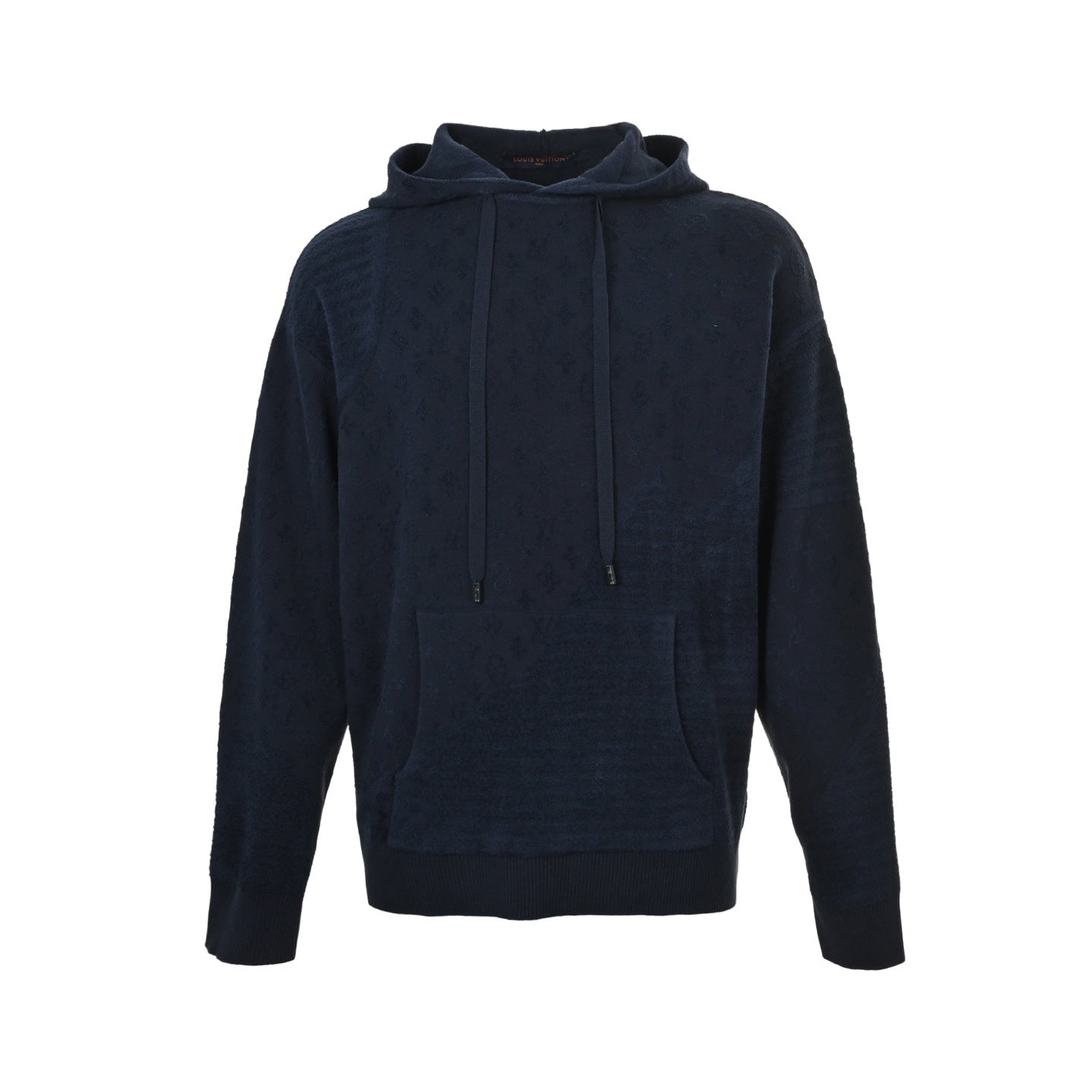 Monogram Toweling Hoodie - Navy