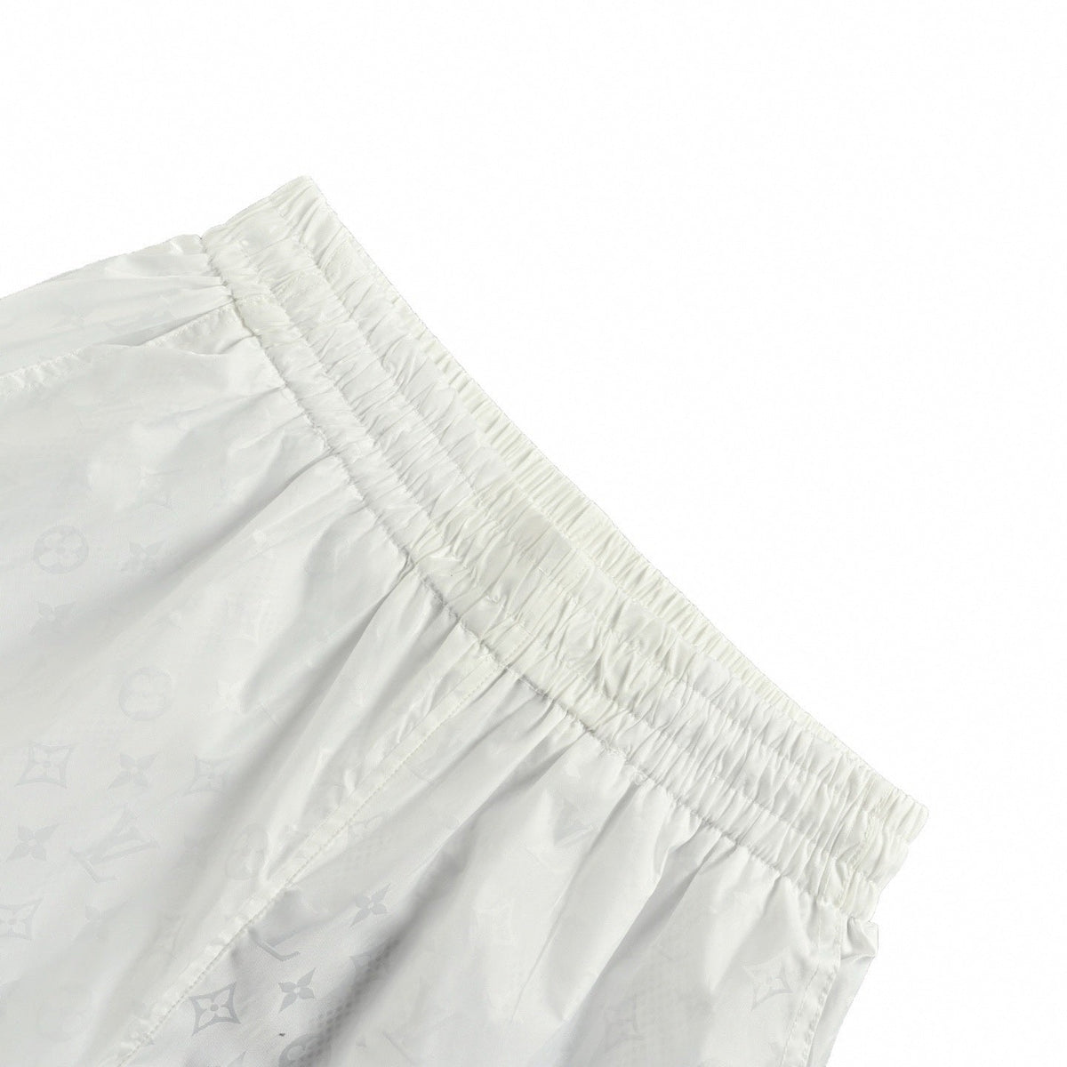 Monogram Nylon Shorts - White