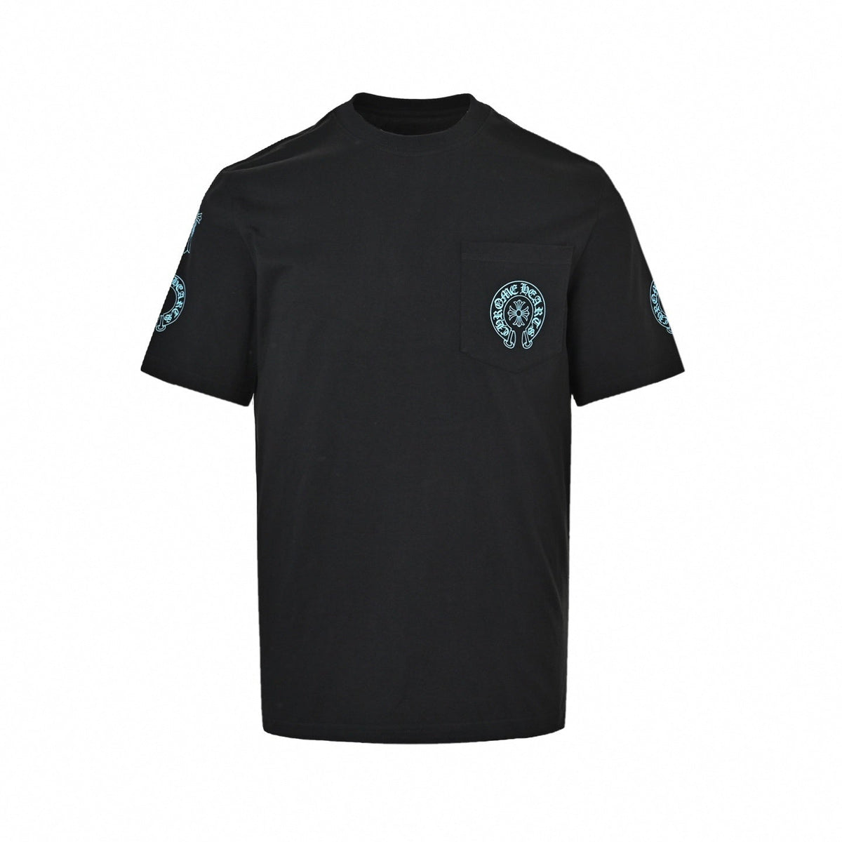 Triple Cross Logo Pocket T-Shirt | Black