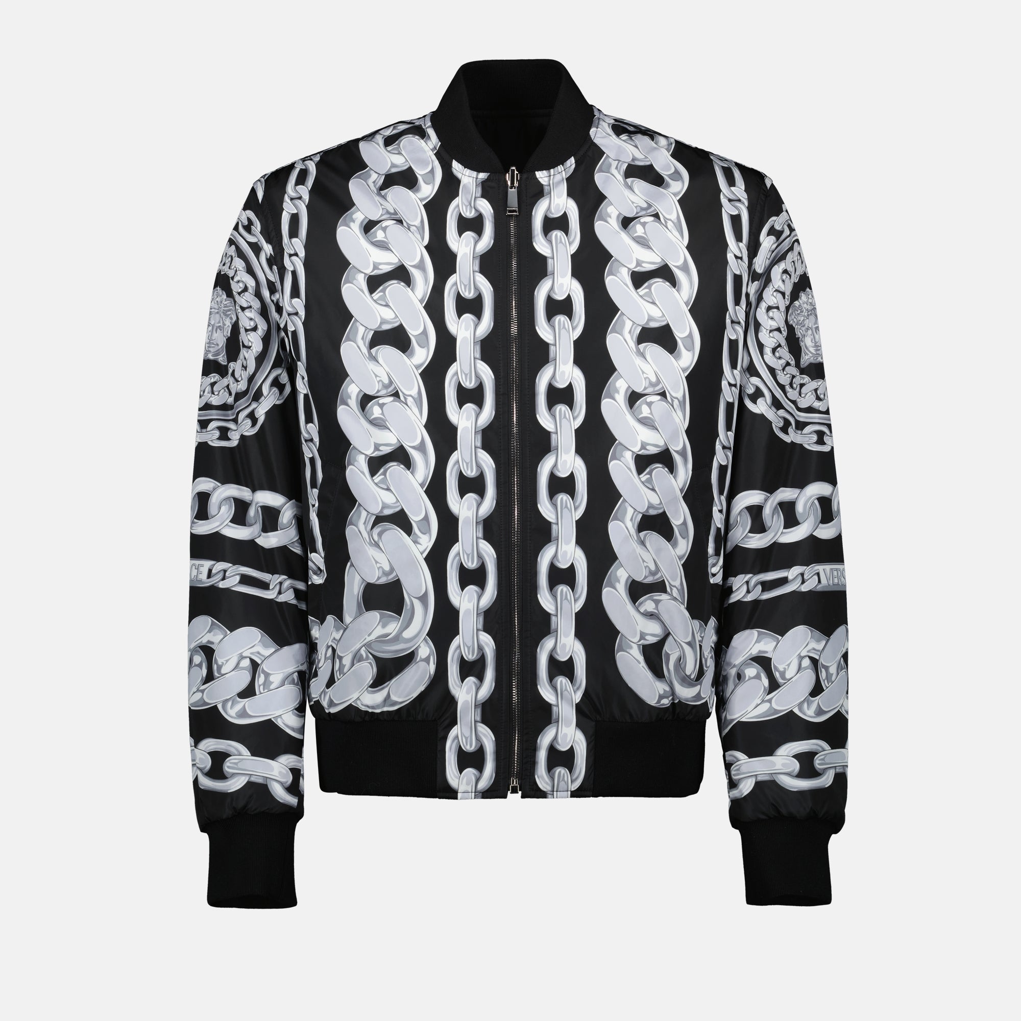 Reversible bomber jacket