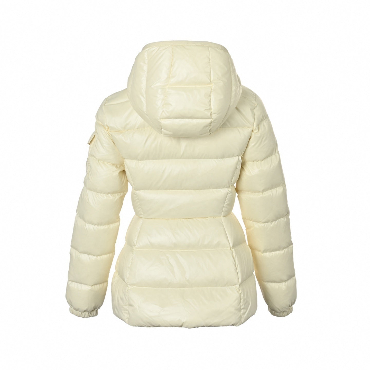 Glossy Hooded Puffer Jacket