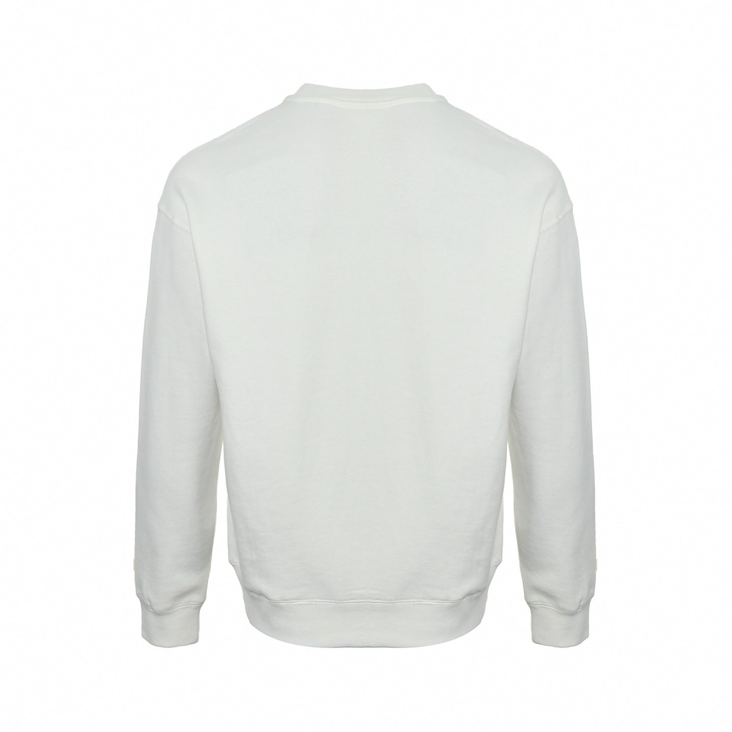 Sketch Logo Cotton Jersey Crewneck | White