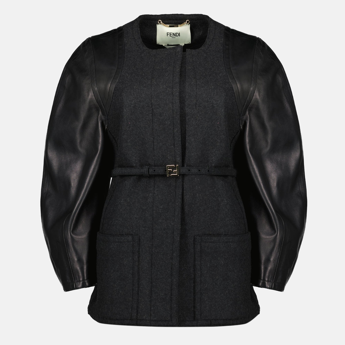 Wool and Leather Jacket