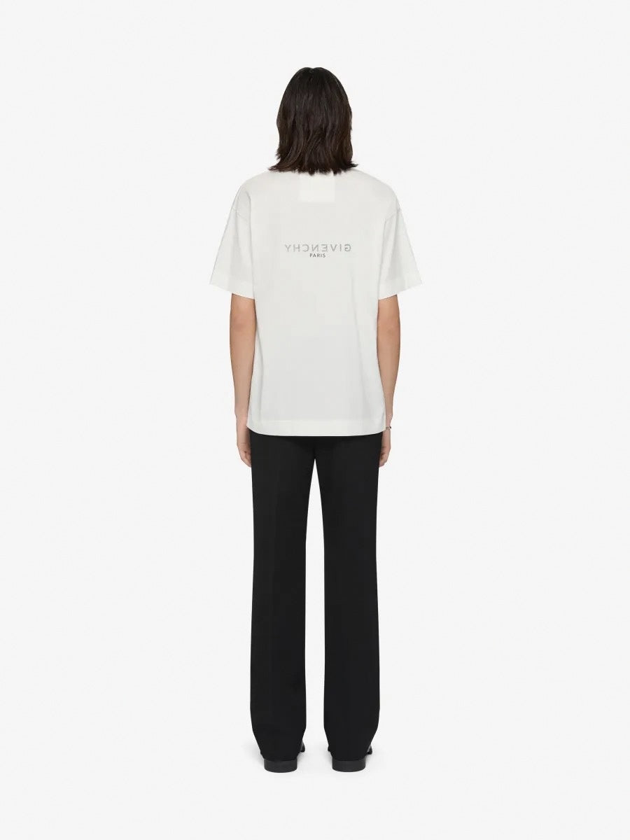 Layered Monogram Logo T-Shirt | White