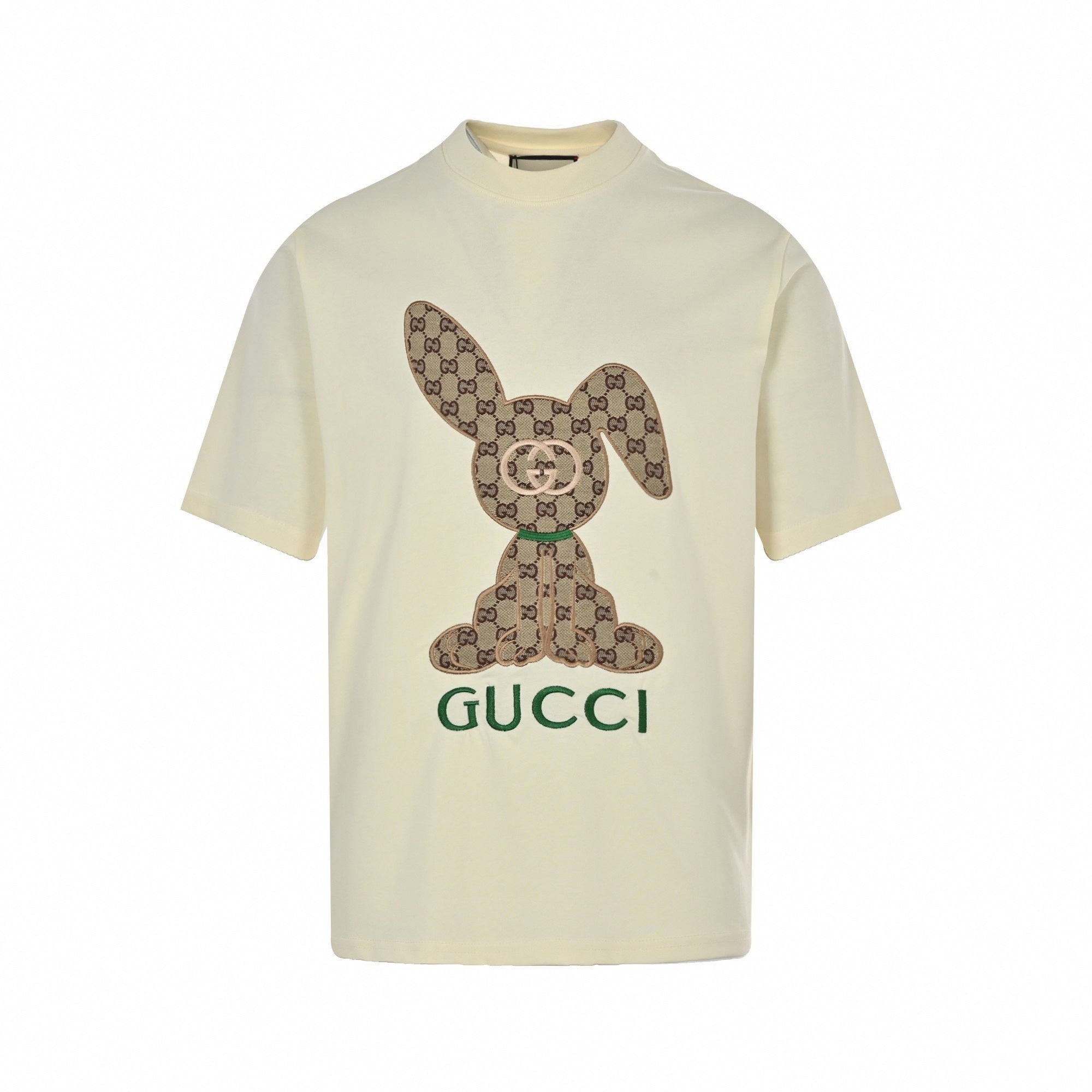 Monogram Rabbit T-Shirt - Cream