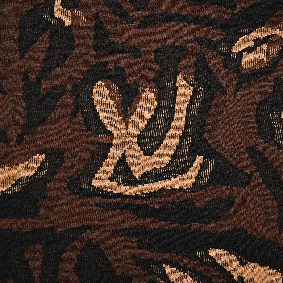 Abstract Monogram Jacquard T-Shirt