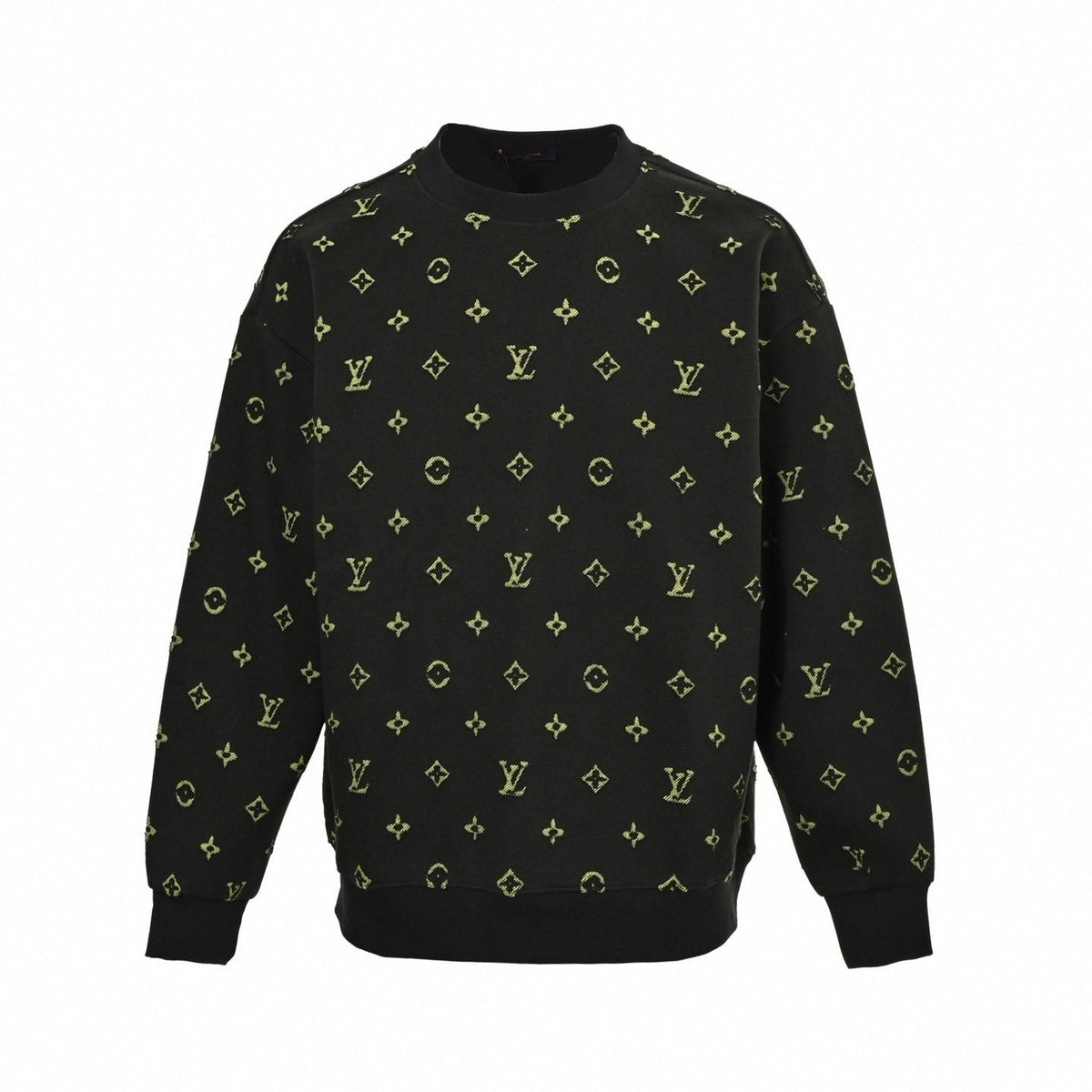 Textured Monogram Crewneck Sweatshirt