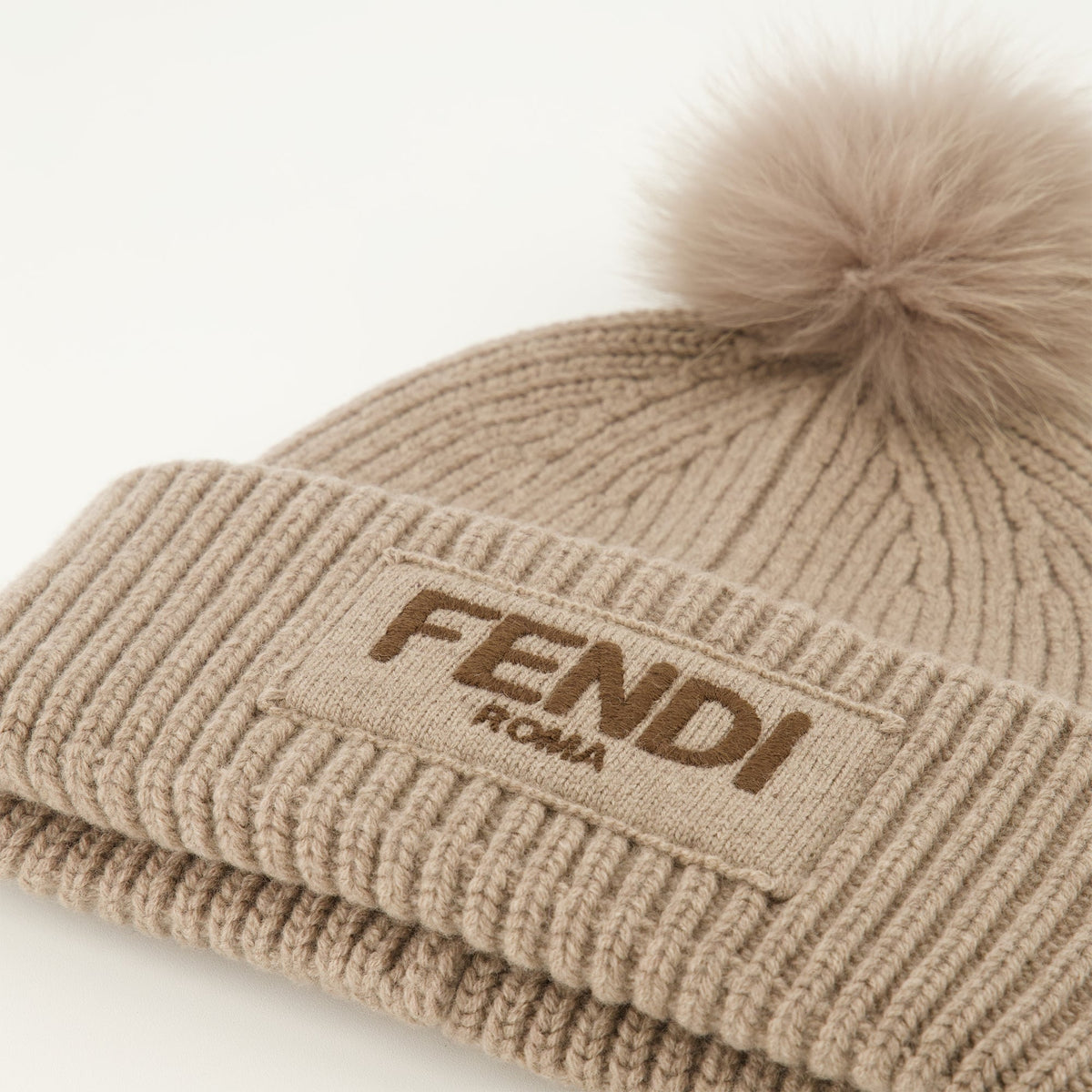 Gray Wool Beanie