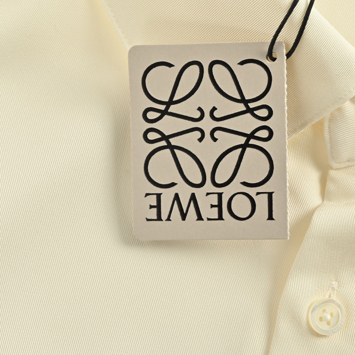 Logo Printed Silk Shirt