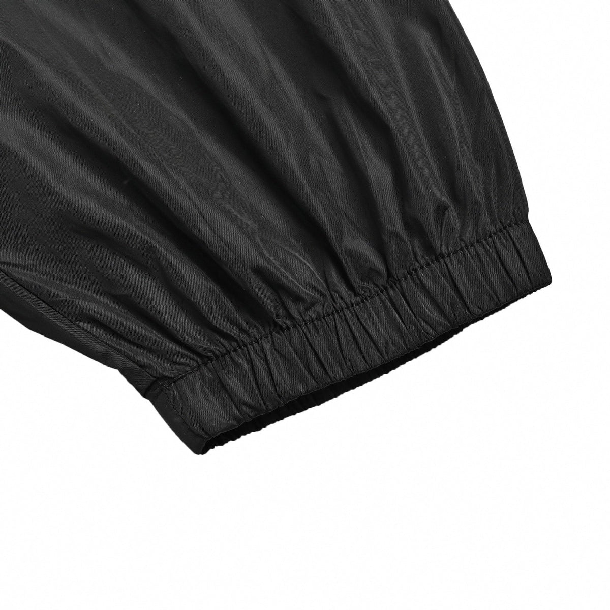 Vintage Check Trim Hooded Jacket | Black