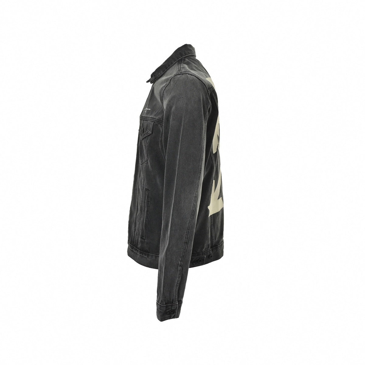 Tape Arrow Denim Jacket | Black