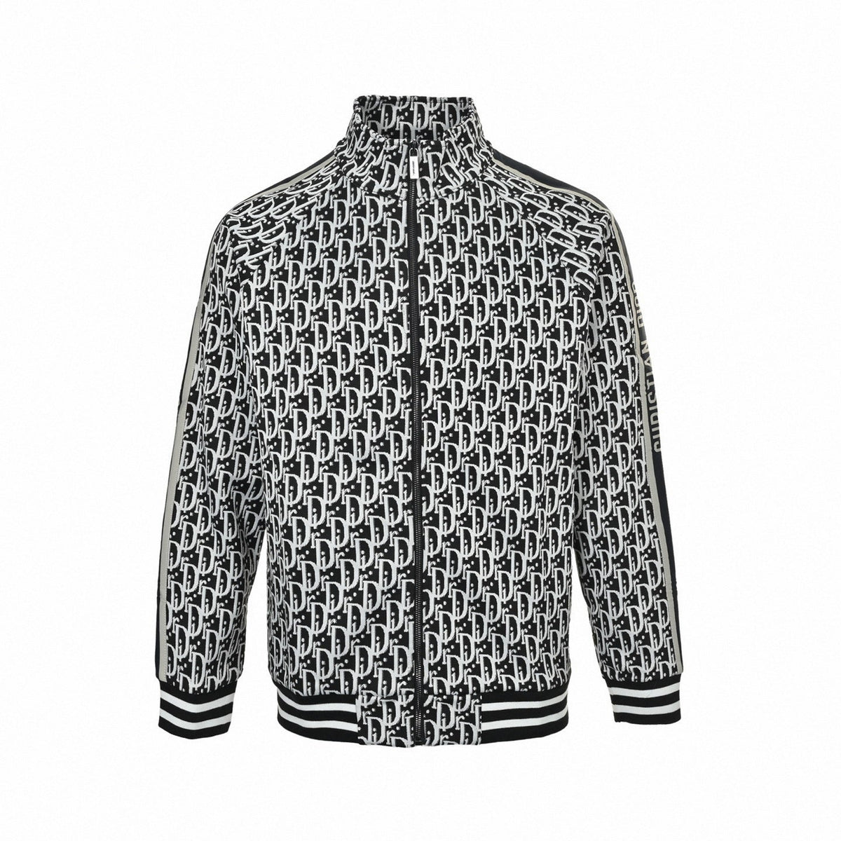 Oblique Jacquard Tracksuit Set | Black & White