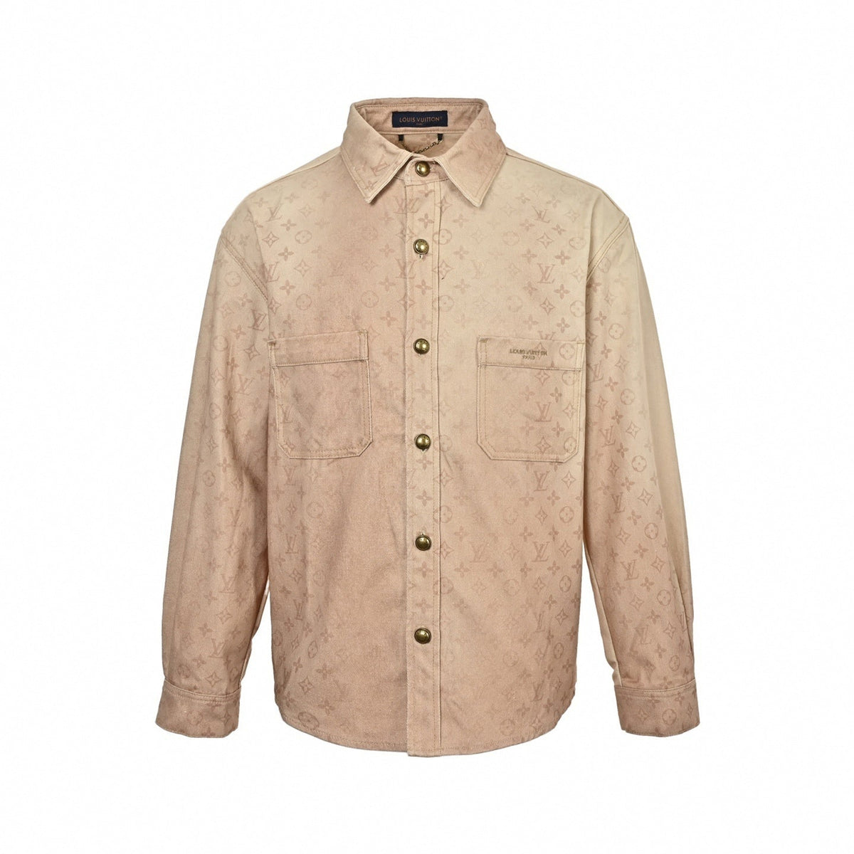 Monogram Denim Shirt | Sand Wash