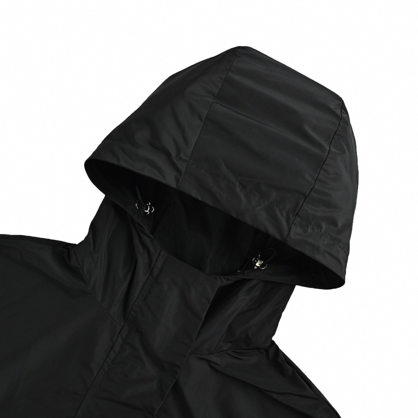 Belted Hooded Windbreaker