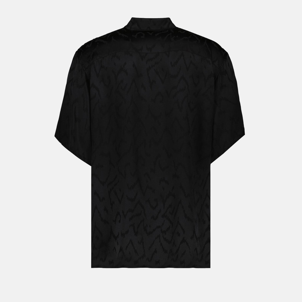 Oversized silk shirt