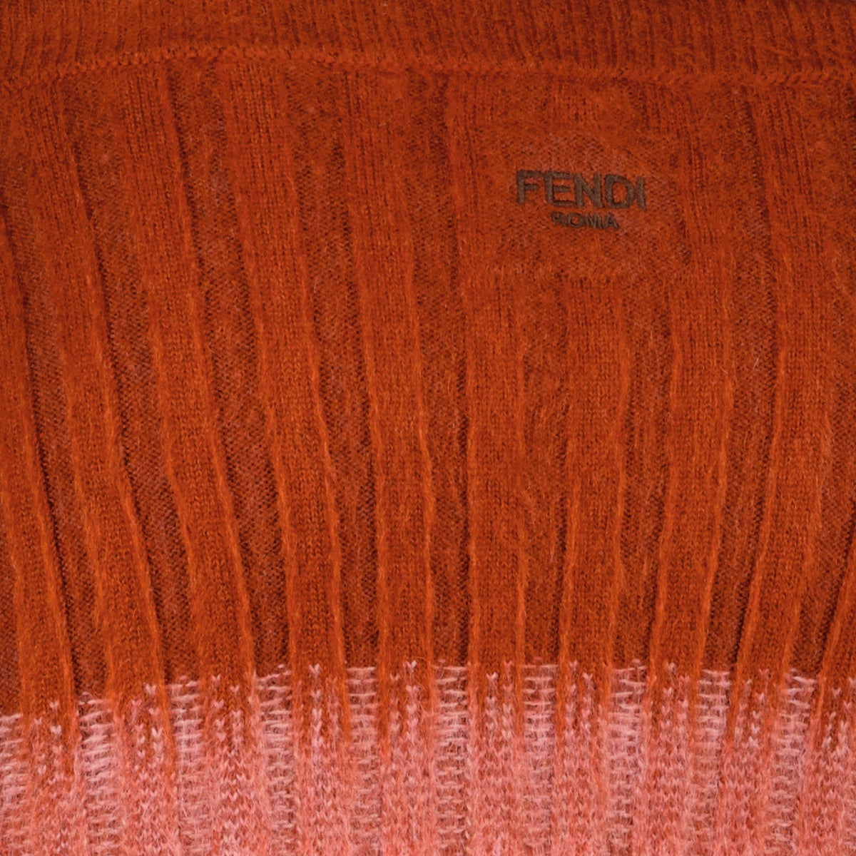 Multicolored Mohair and Wool Skirt