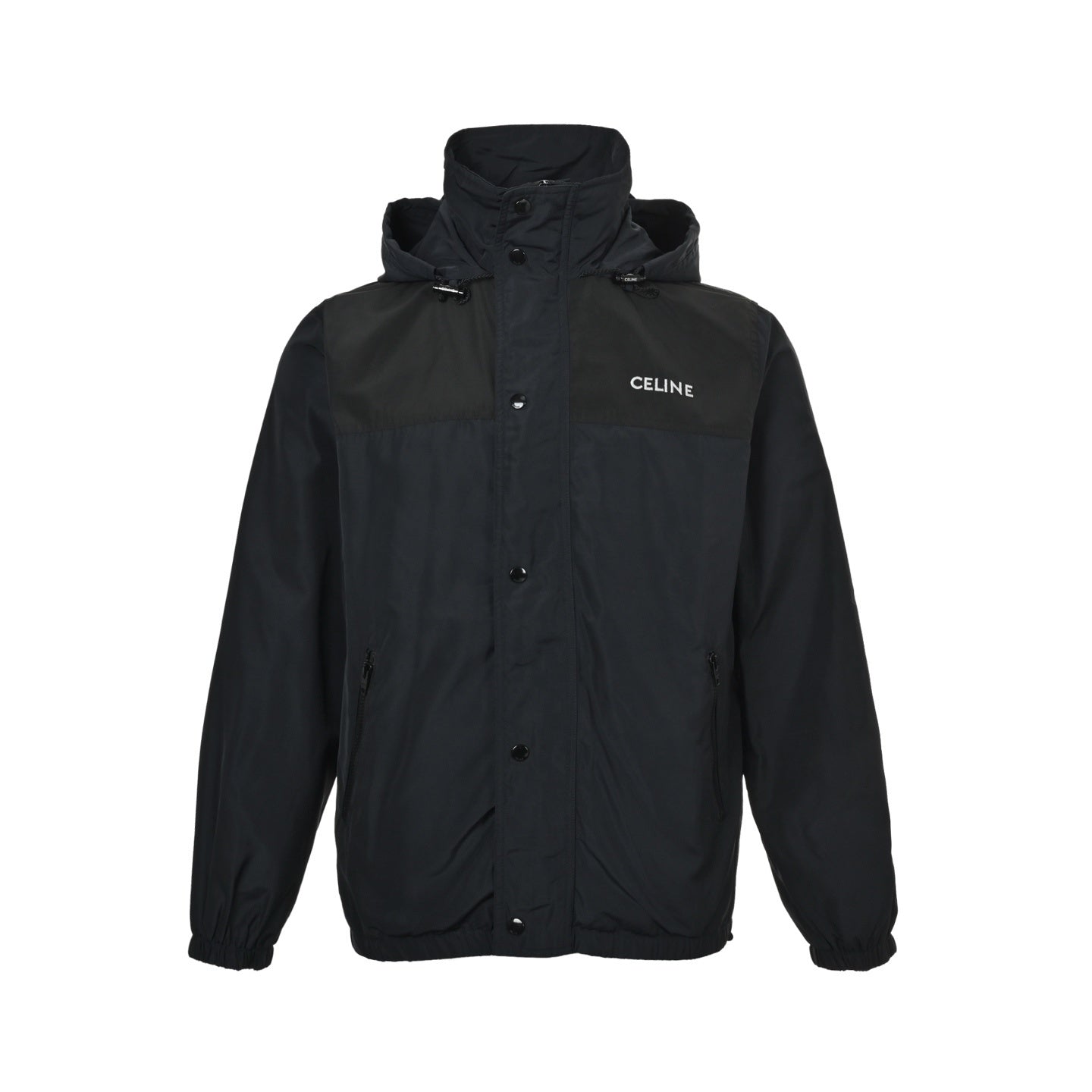 Embroidered Label Trench Jacket