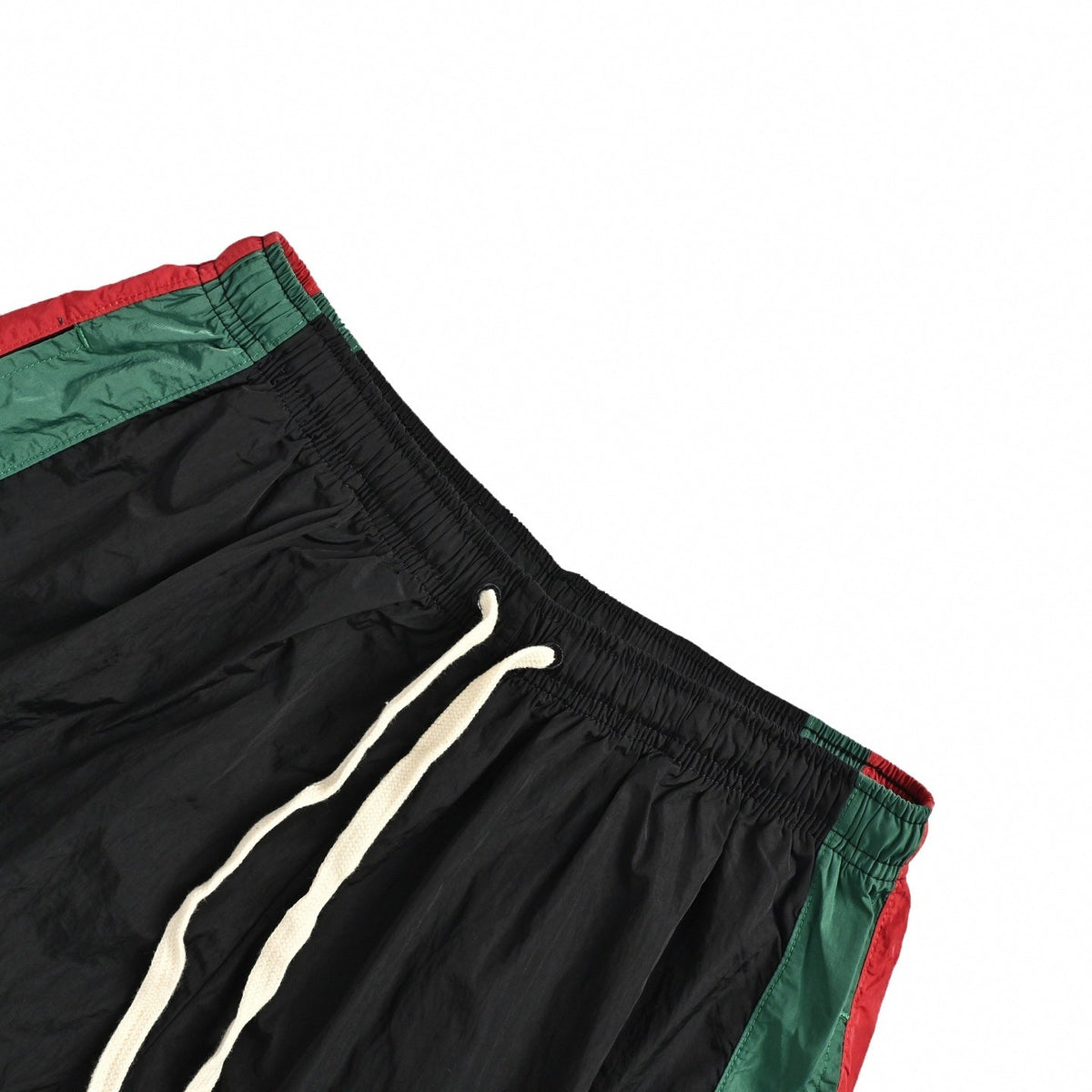 Web Stripe Track Shorts | Black