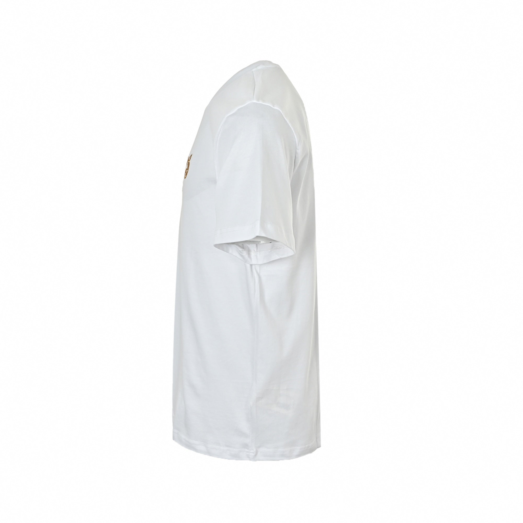 Ornate Baroque Embroidered T-Shirt | White
