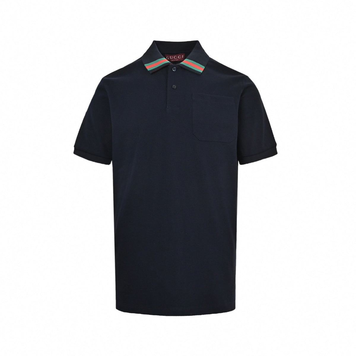 Web Stripe Collar Polo