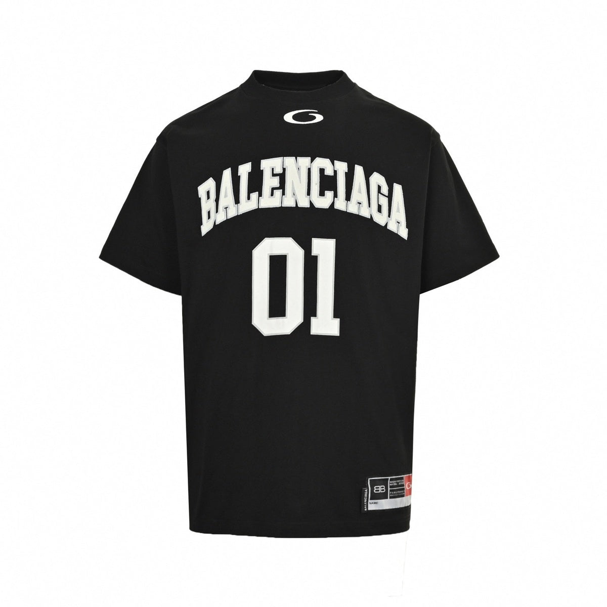 "01" Team Jersey T-Shirt - Black
