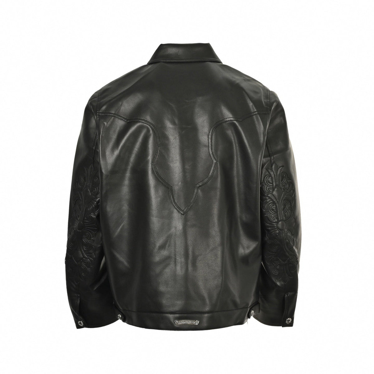 Hearts Leather Western Shirt-Jacket