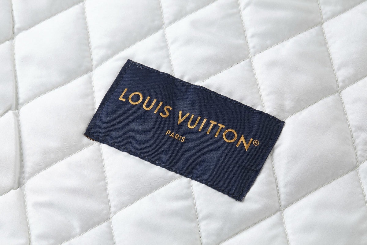 Gold Monogram Denim Jacket | Indigo