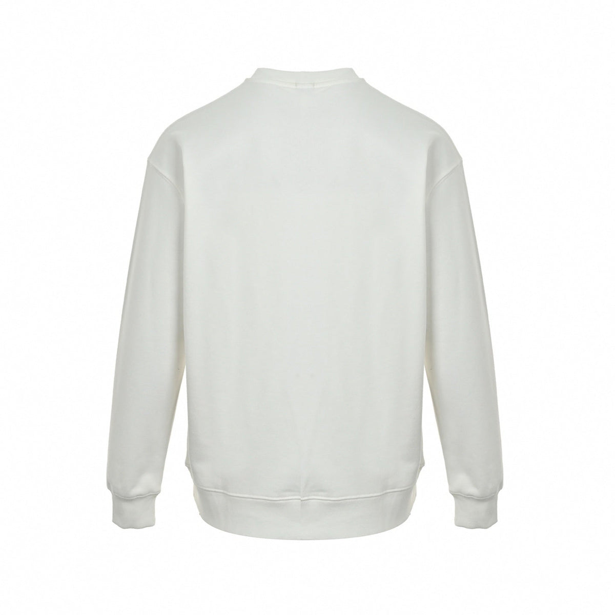 Web Stripe Logo Crewneck Sweatshirt - White