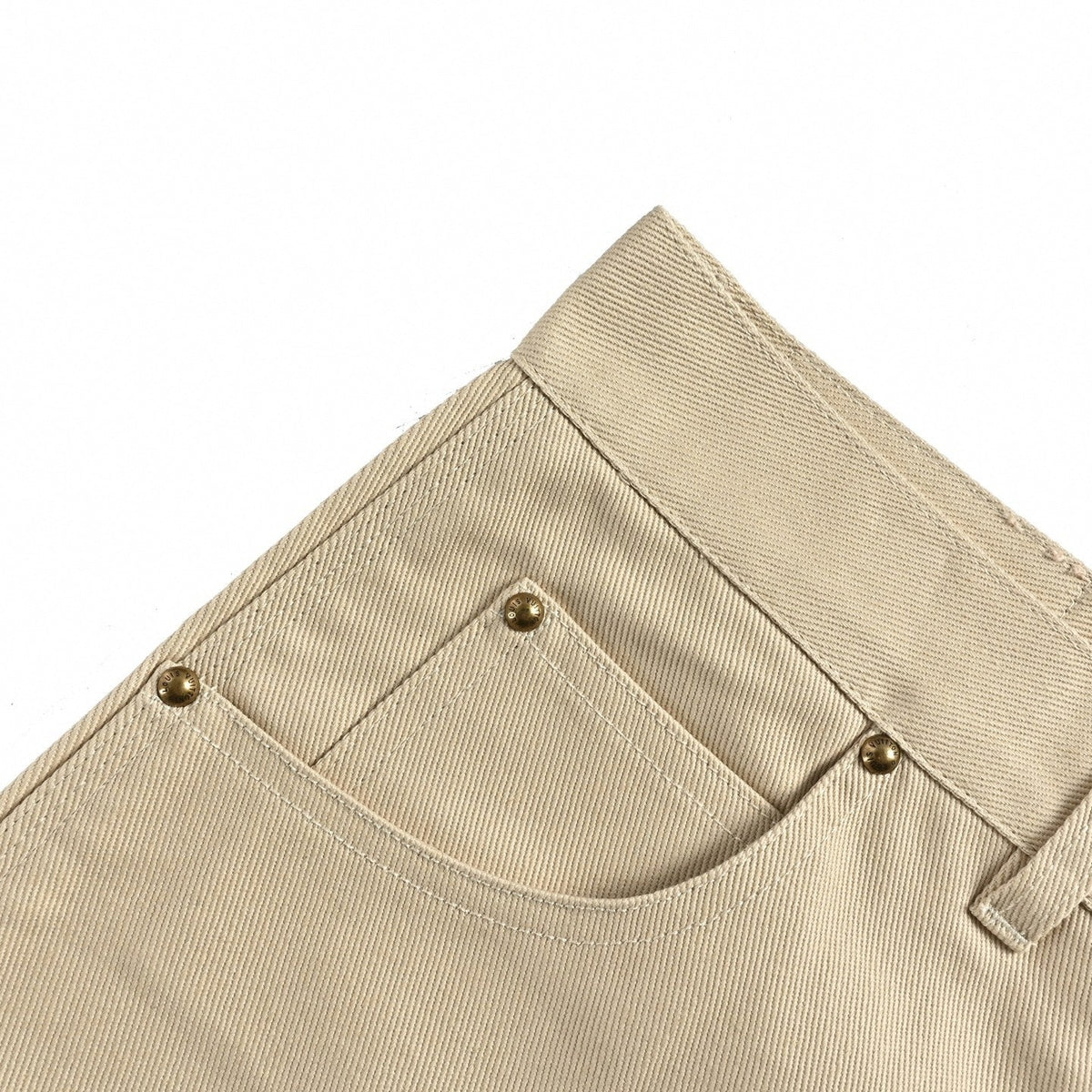 Embossed Monogram Carpenter Shorts | Beige