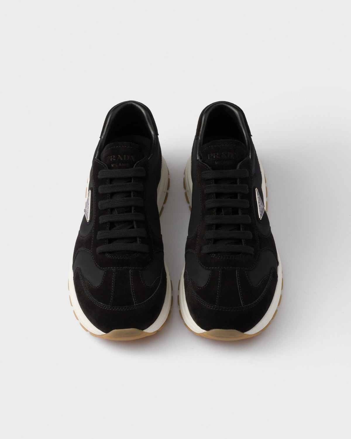 Prax suede and Re-Nylon sneakers