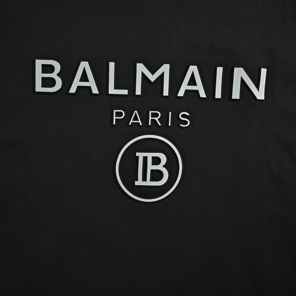 3D Silicone Logo T-Shirt - Black