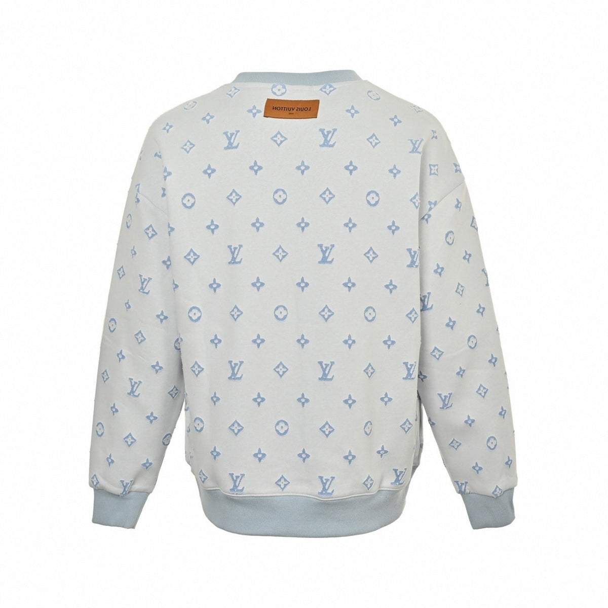 Textured Monogram Crewneck Sweatshirt